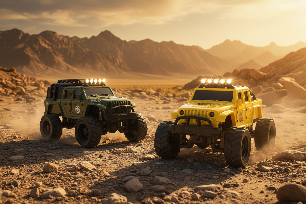 Mini Alloy Off-Road RC Jeep Hero Banner